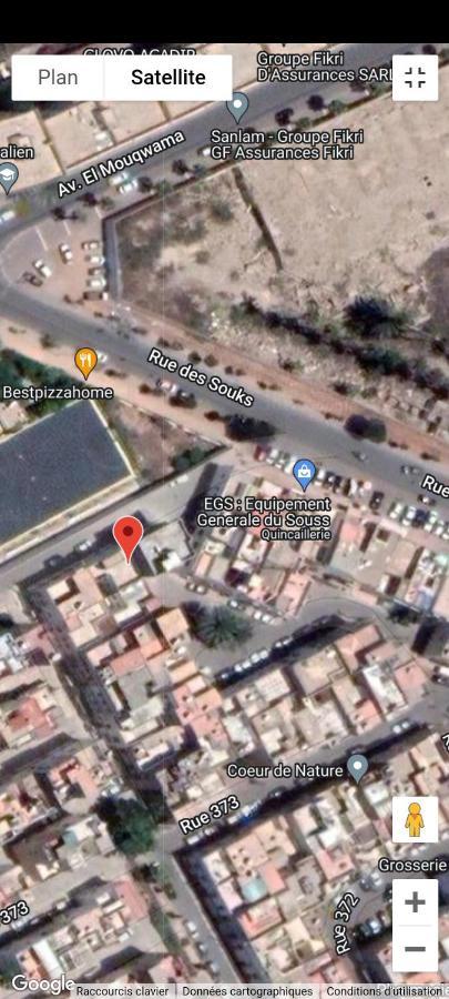 Appartement Meuble Pres Du Grand Souk Elhad Agadir Exterior foto